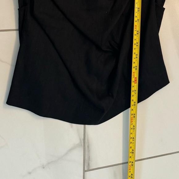 Nicole Miller Scoop Neck flattering stretch linen size 8 dress - Picture 5 of 10